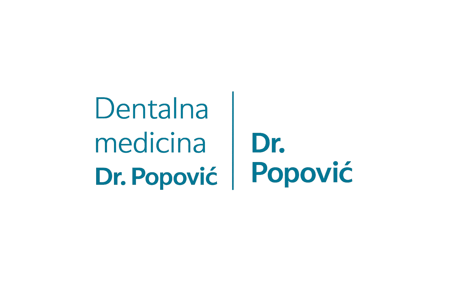 Dentalna medicina Dr. Popović logo